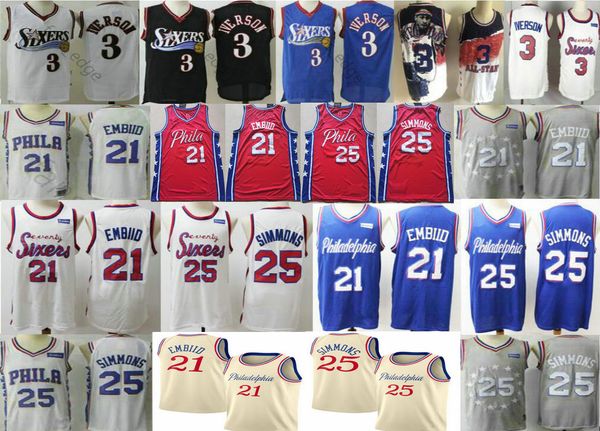 2020 город joel 21 embiid philadelphia76res джерси бен 25 симмонс аллен айверсон 3 tobias 33 harris al 42 horford издание баскетбол равномер, Black
2020 город joel 21 embiid philadelphia76res джерси бен 25 симмонс аллен айверсон 3 tobias 33 harris al 42 horford издание баскетбол равномер, Black