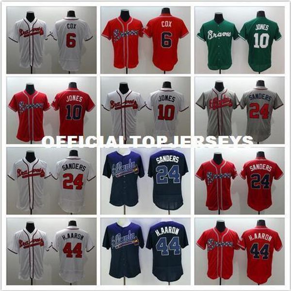 mens 6 bobby cox 10 chipper jones 24 deion sanders 44 hank aaron jerseys color white gray red blue green quality
mens 6 bobby cox 10 chipper jones 24 deion sanders 44 hank aaron jerseys color white gray red blue green quality