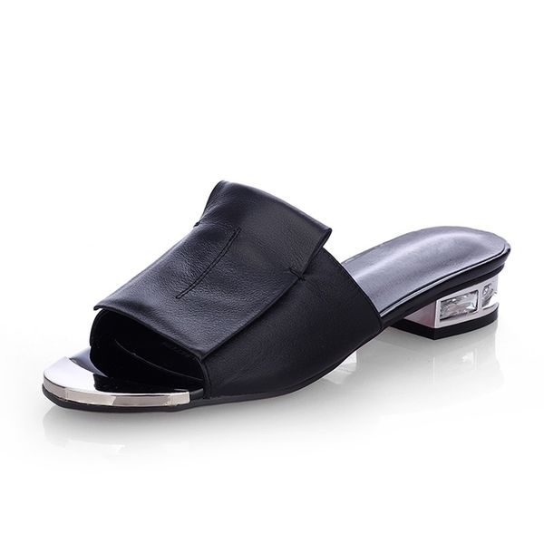 fedonas new summer square heels genuine leather shoes women sandals ladies flat white black open toe ladies slipper
fedonas new summer square heels genuine leather shoes women sandals ladies flat white black open toe ladies slipper