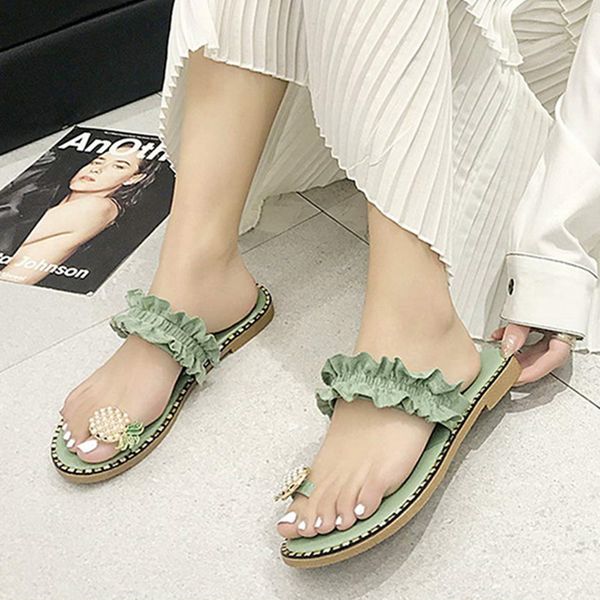 sandals women slipper pineapple pearl flat toe bohemian casual shoes beach ladies platform sandalias de mujer, Black
sandals women slipper pineapple pearl flat toe bohemian casual shoes beach ladies platform sandalias de mujer, Black