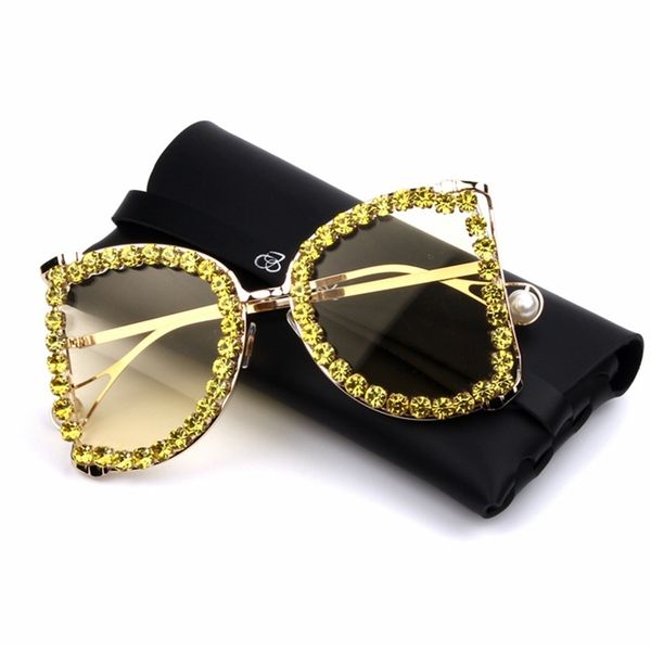 oversized rhinestone eyewear designer new fashion metal frame sunglasses women uv protection eyewear ing, White;black
oversized rhinestone eyewear designer new fashion metal frame sunglasses women uv protection eyewear ing, White;black