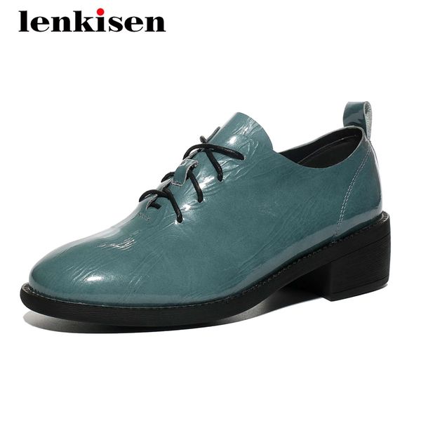 lenkisen new arrival big size british school patent leather design round toe thick med heel lace up young girls women pumps l9f8, Black
lenkisen new arrival big size british school patent leather design round toe thick med heel lace up young girls women pumps l9f8, Black