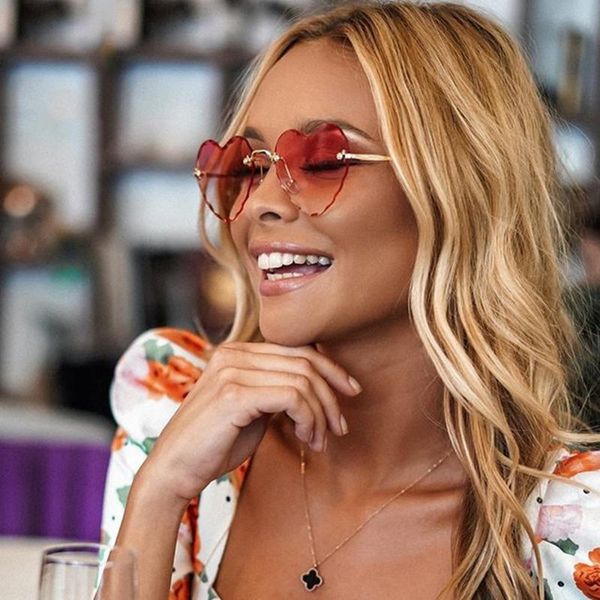 new stylish heart shaped sunglasses women personality female glasses lovely rimless streetwear sunglasses for women, White;black
new stylish heart shaped sunglasses women personality female glasses lovely rimless streetwear sunglasses for women, White;black