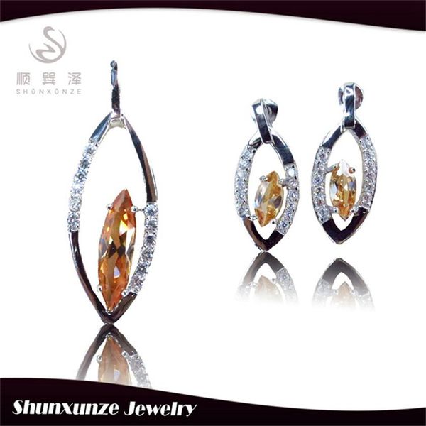 shunxunze first class products wedding jewelry sets (earring/pendant) for women dropshipping morganite cubic zirconia rhodium plated r885set, Silver
shunxunze first class products wedding jewelry sets (earring/pendant) for women dropshipping morganite cubic zirconia rhodium plated r885set, Silver