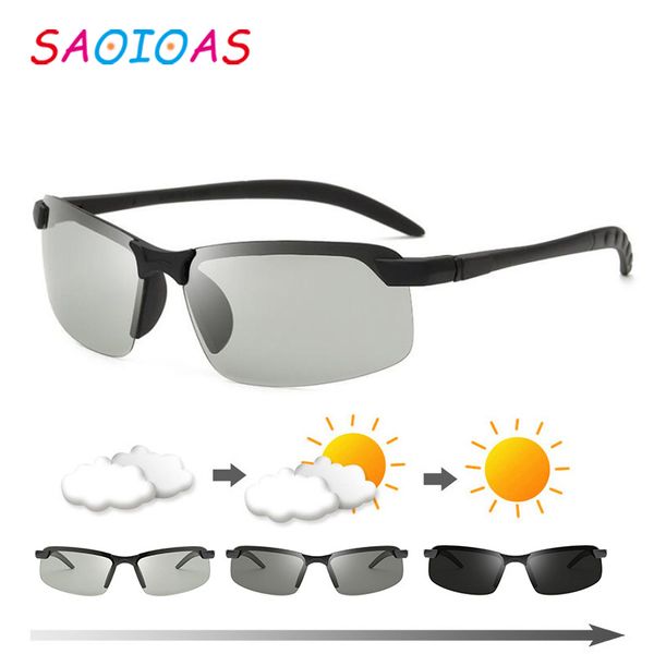 saoioas men polarized pchromic sunglasses chameleon glasses male change color sun glasses day night vision driver's eyewear, White;black
saoioas men polarized pchromic sunglasses chameleon glasses male change color sun glasses day night vision driver's eyewear, White;black