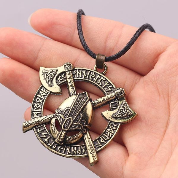 vintage viking axe helmet pendant necklace choker for men odin raven slavic amulet taliman wicca jewelry gift, Silver
vintage viking axe helmet pendant necklace choker for men odin raven slavic amulet taliman wicca jewelry gift, Silver