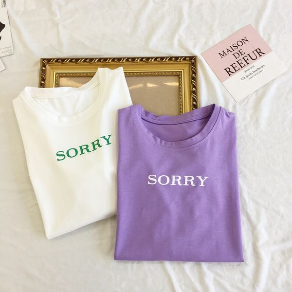women's t-shirt summer casual loose purple tshirt korean women letter t-shirts printed tee shirt harajuku short sleeve t ulzzang white
women's t-shirt summer casual loose purple tshirt korean women letter t-shirts printed tee shirt harajuku short sleeve t ulzzang white