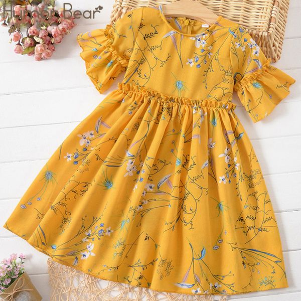 humor bear toddler girls dress summer 2020 princess party dress flare short sleeves ruched floral print girls clothing, Red;yellow
humor bear toddler girls dress summer 2020 princess party dress flare short sleeves ruched floral print girls clothing, Red;yellow