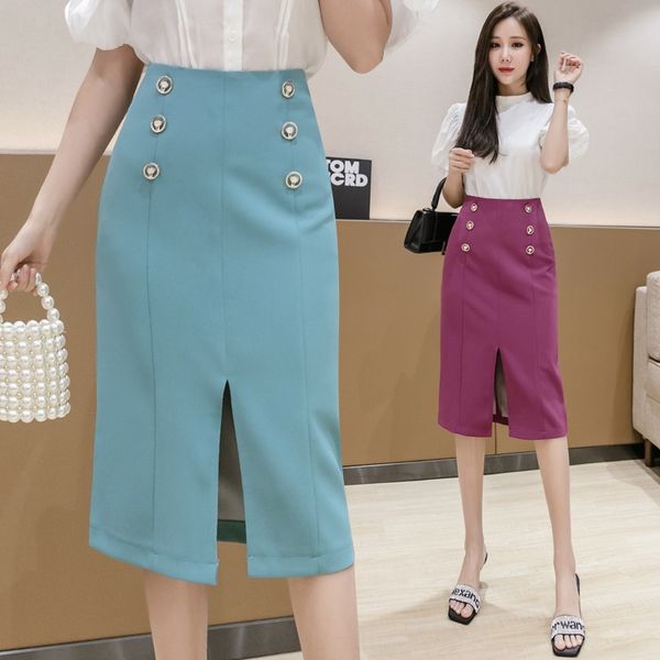 women's mid-length high waist all-match a- line slimming elegant split one-step hip short skirt skirt 2020 new summer, Black
women's mid-length high waist all-match a- line slimming elegant split one-step hip short skirt skirt 2020 new summer, Black