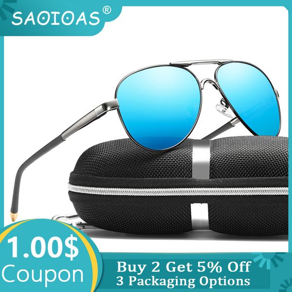 saoioas men's sunglasses brand designer pilot polarized male sun glasses eyeglasses gafas masculino for men, White;black
saoioas men's sunglasses brand designer pilot polarized male sun glasses eyeglasses gafas masculino for men, White;black