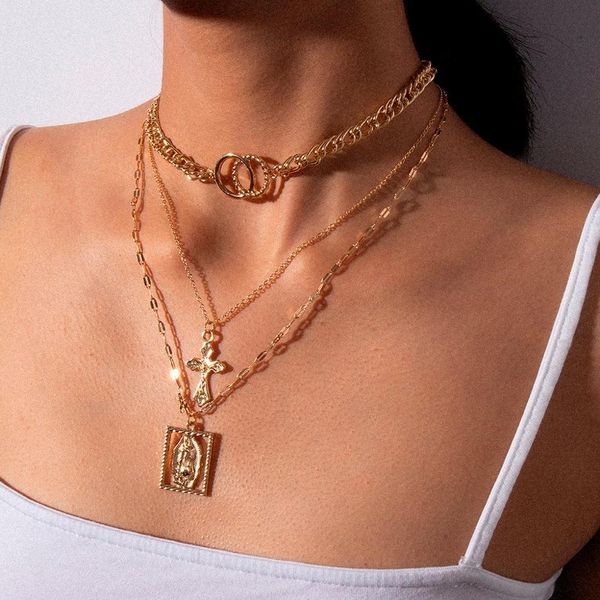 урожай металла ожерелье золота многослойная крест choker геометрическая ожерелье дамы подарок ювелирных изделий имитация украшения подвески, Silver
урожай металла ожерелье золота многослойная крест choker геометрическая ожерелье дамы подарок ювелирных изделий имитация украшения подвески, Silver