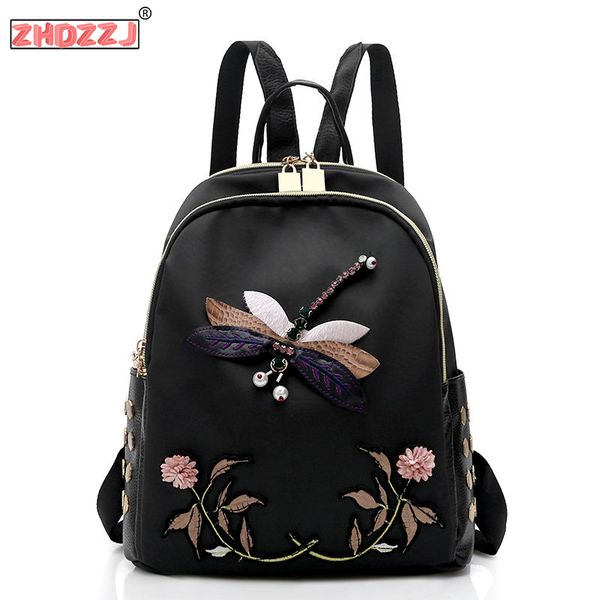 fashion women nylon school bags for teenage girls female retro dragonfly embroidery backpacks 2020 travel waterproof backpack
fashion women nylon school bags for teenage girls female retro dragonfly embroidery backpacks 2020 travel waterproof backpack