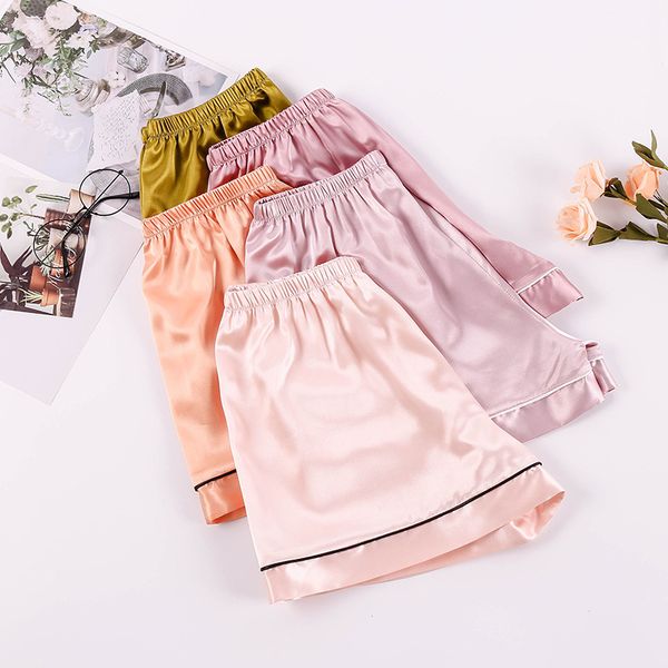 summer women's silk home shorts comfortable satin home clothes sleepwear summer lounge wear satin female pajama shorts for, Black;red
summer women's silk home shorts comfortable satin home clothes sleepwear summer lounge wear satin female pajama shorts for, Black;red