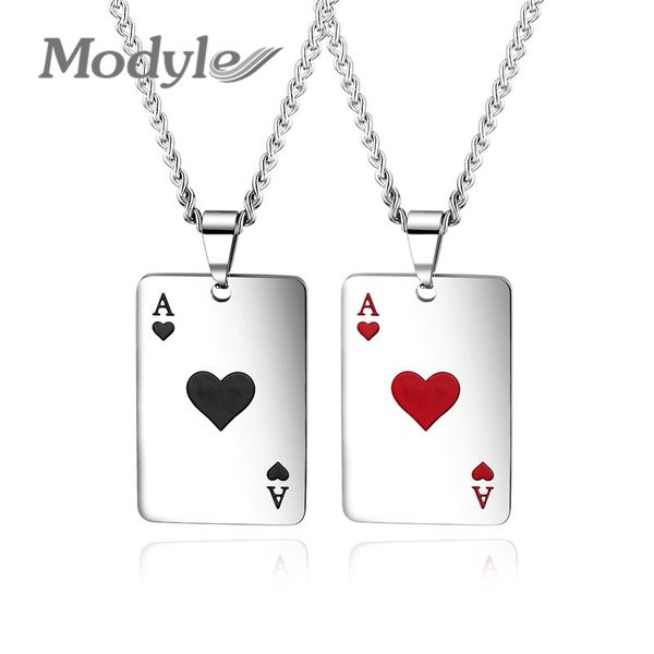 modyle lucky ace of spades mens necklace silver color tone poker pendant for male stainless steel casino fortune playing cards
modyle lucky ace of spades mens necklace silver color tone poker pendant for male stainless steel casino fortune playing cards