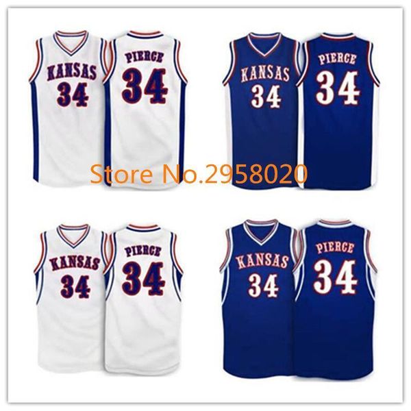 custom #34 paul pierce kansas jayhawks ku college basketball jersey white blue suture stitched custom any number and name jerseys, Gray
custom #34 paul pierce kansas jayhawks ku college basketball jersey white blue suture stitched custom any number and name jerseys, Gray
