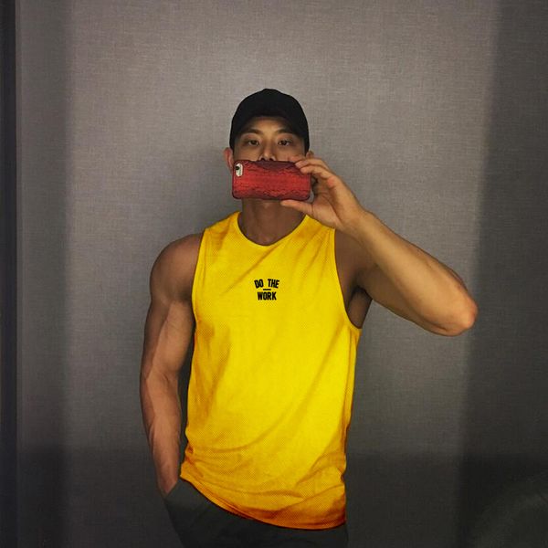 лето running vest спортивной одежды gym сетка бодибилдинг стрингер tank top мужчина фитнес без рукавов рубашки quick dry фуфайка, Black;blue
лето running vest спортивной одежды gym сетка бодибилдинг стрингер tank top мужчина фитнес без рукавов рубашки quick dry фуфайка, Black;blue
