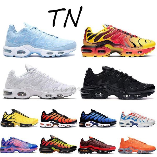 2020 tn pus triple black white mens womens running shoes blue red runners mens trainers jogging breathable sneakers size 36-46
2020 tn pus triple black white mens womens running shoes blue red runners mens trainers jogging breathable sneakers size 36-46