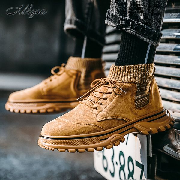winter 2020 new men's shoes british high-wind boots men's velvet short boots socks casual tooling d1532, Black
winter 2020 new men's shoes british high-wind boots men's velvet short boots socks casual tooling d1532, Black