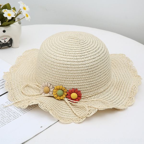 children's flower sunshade korean style straw hat travel beach uv-proof children's straw hat, Yellow
children's flower sunshade korean style straw hat travel beach uv-proof children's straw hat, Yellow