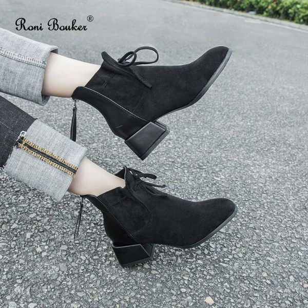 roni bouker 2020 women's autumn winter lace up booties women faux fur ankle shoes woman brown soft suede boots size 42 dropship, Black
roni bouker 2020 women's autumn winter lace up booties women faux fur ankle shoes woman brown soft suede boots size 42 dropship, Black