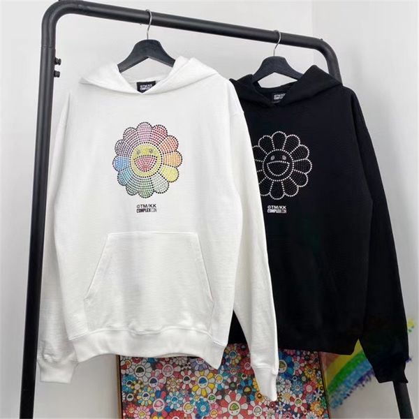 2020fw thick diamond sun flower takashi murakami hoodie men women sweatshirts foam takashi murakami pullovers, Black
2020fw thick diamond sun flower takashi murakami hoodie men women sweatshirts foam takashi murakami pullovers, Black