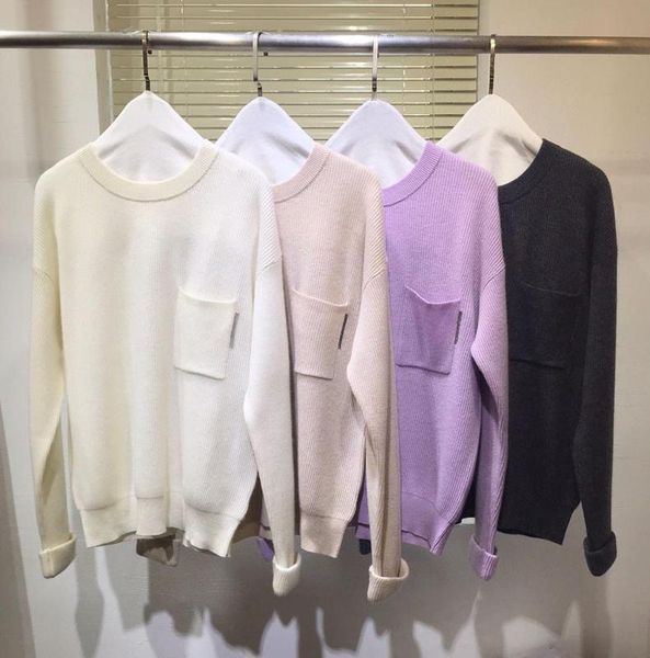 2020 autumn 100% cashmere sweater women high-end brand runway fashion o-neck long sleeve white / beige / violet dark gray top, White;black
2020 autumn 100% cashmere sweater women high-end brand runway fashion o-neck long sleeve white / beige / violet dark gray top, White;black