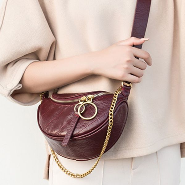 women chains shoulder dumpling bag ladies metal zipper gilr hobos bag chest cross-body bag patent leather belt bags 120cm adjustable chains
women chains shoulder dumpling bag ladies metal zipper gilr hobos bag chest cross-body bag patent leather belt bags 120cm adjustable chains