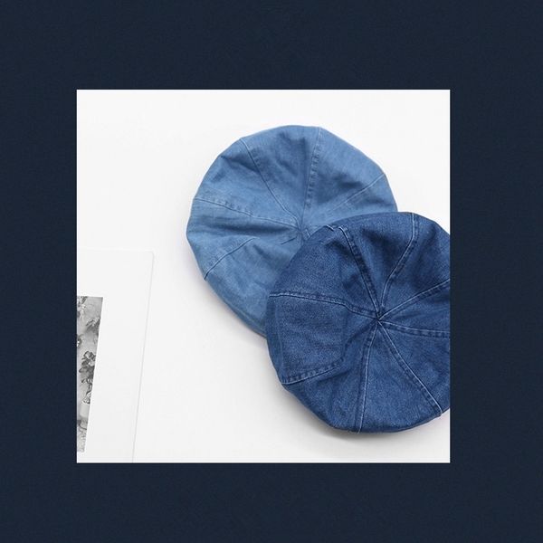 female ins washed denim beret british beret pumpkin hat all-match pumpkin hat tide, Blue;gray
female ins washed denim beret british beret pumpkin hat all-match pumpkin hat tide, Blue;gray