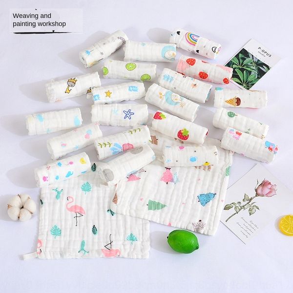 infant square saliva six-layer bubble yarn pure cotton square newborn soft absorbent saliva towel baby face wash mouth towel
infant square saliva six-layer bubble yarn pure cotton square newborn soft absorbent saliva towel baby face wash mouth towel