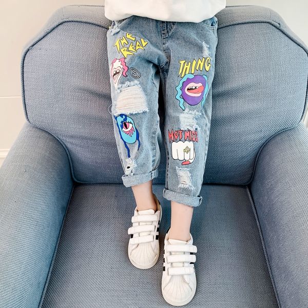 and wear pants girls' jeans 2020 autumn children's clothes children's cartoon jeans girls' pants trendy trousers, Blue
and wear pants girls' jeans 2020 autumn children's clothes children's cartoon jeans girls' pants trendy trousers, Blue
