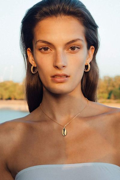fashion sea beach boho shells starfish conch stainless steel pendant necklace gold alloy charm chains simple jewelry gift for women-y, Silver
fashion sea beach boho shells starfish conch stainless steel pendant necklace gold alloy charm chains simple jewelry gift for women-y, Silver