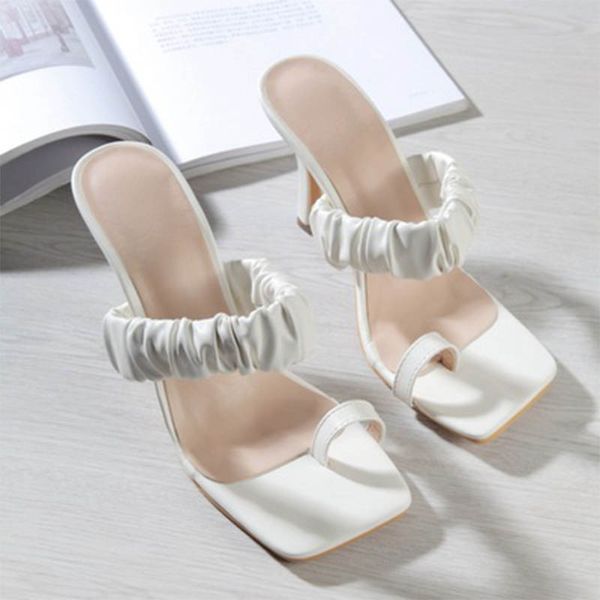 summer women high heels sandals 8cm casual pumps square toe ladies heel mules thin slippers female fashion woman shoes, Black
summer women high heels sandals 8cm casual pumps square toe ladies heel mules thin slippers female fashion woman shoes, Black
