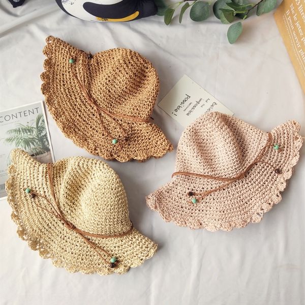 mephh korean children's straw girl's beach baby's sunshade fisherman's summer seaside hand-woven parent-child bucket buc, Yellow
mephh korean children's straw girl's beach baby's sunshade fisherman's summer seaside hand-woven parent-child bucket buc, Yellow