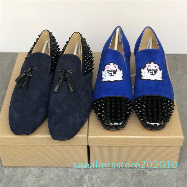 men black corteo orlato shoes spikes red bottom espadrilles leather flat men shoes business party loafers shoe with box eu47 s10
men black corteo orlato shoes spikes red bottom espadrilles leather flat men shoes business party loafers shoe with box eu47 s10