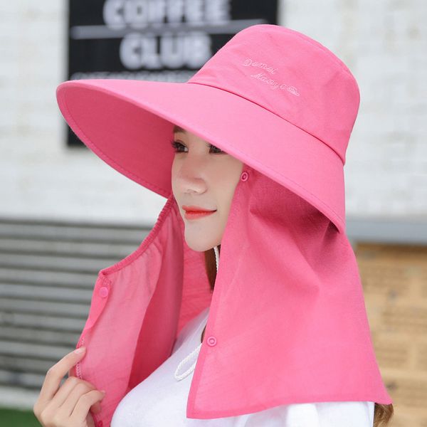 hats for women summer sun visor with big heads wide brim beach hat omnibearing uv female caps face neck protection y200716, Blue;gray
hats for women summer sun visor with big heads wide brim beach hat omnibearing uv female caps face neck protection y200716, Blue;gray