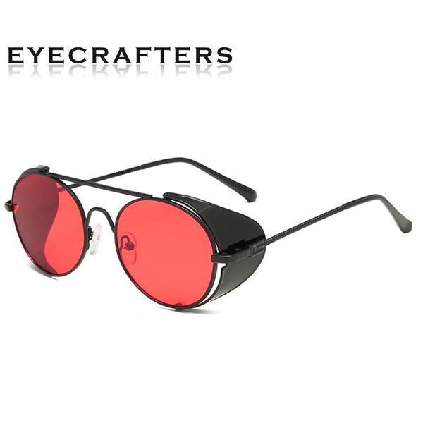 eyecrafters new mens womens fashion eyewear metal vintage gothic steampunk sunglasses fashion round mirrored retro sunglasses, White;black
eyecrafters new mens womens fashion eyewear metal vintage gothic steampunk sunglasses fashion round mirrored retro sunglasses, White;black