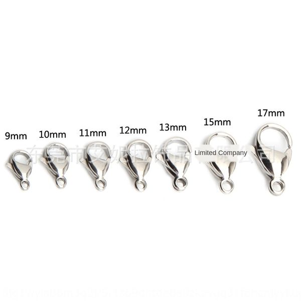 stainless steel lobster leather rope bracelet location buckle diy diy necklace accessories necklace accessory buckle, Silver
stainless steel lobster leather rope bracelet location buckle diy diy necklace accessories necklace accessory buckle, Silver