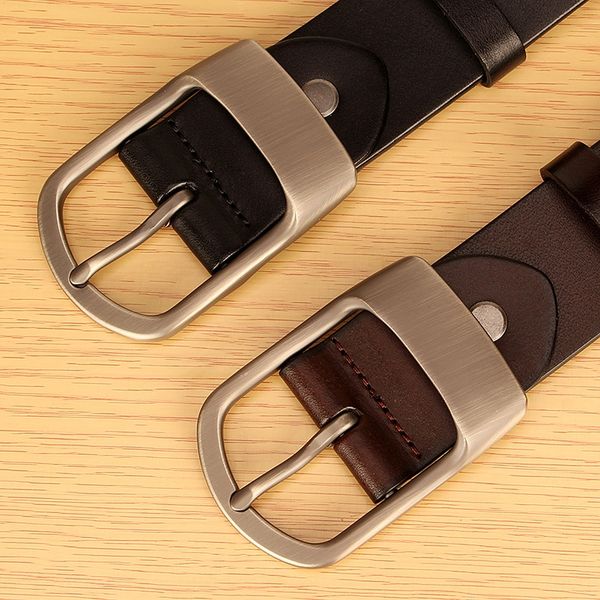 men's leather buckle casual jeans pin layer cowhide belt jeans belt alloy japanese pin buckle 38, Black;brown
men's leather buckle casual jeans pin layer cowhide belt jeans belt alloy japanese pin buckle 38, Black;brown