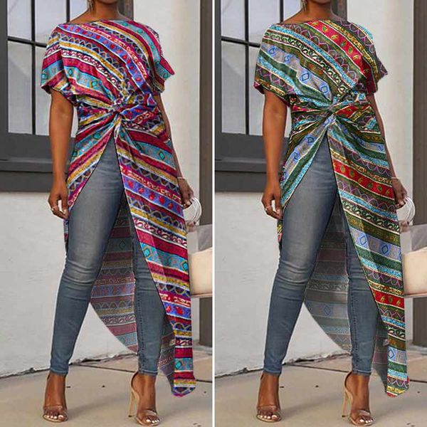 shirt print blusas bohemian summer women's slit sleeve short blouse long tunic female patchwork asymmetrical casual vonda xsuln
shirt print blusas bohemian summer women's slit sleeve short blouse long tunic female patchwork asymmetrical casual vonda xsuln