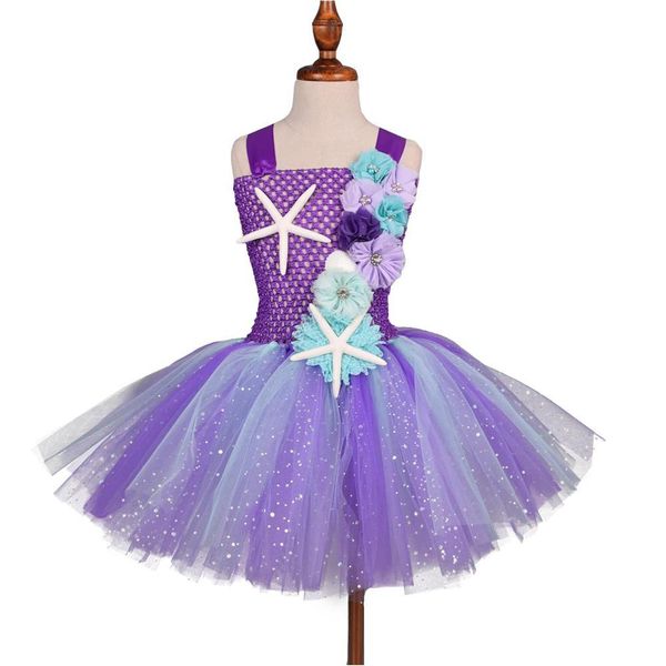 new girls mermaid tutu dress under the sea birthday party costume with flower headband ocean dresses 1-12y t200709, Red;yellow
new girls mermaid tutu dress under the sea birthday party costume with flower headband ocean dresses 1-12y t200709, Red;yellow
