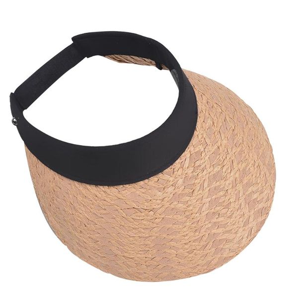 women holiday hair accessories summer beach adjustable foldable wide brim straw hat sun cap fashion magic sticker empty open top, Blue;gray
women holiday hair accessories summer beach adjustable foldable wide brim straw hat sun cap fashion magic sticker empty open top, Blue;gray