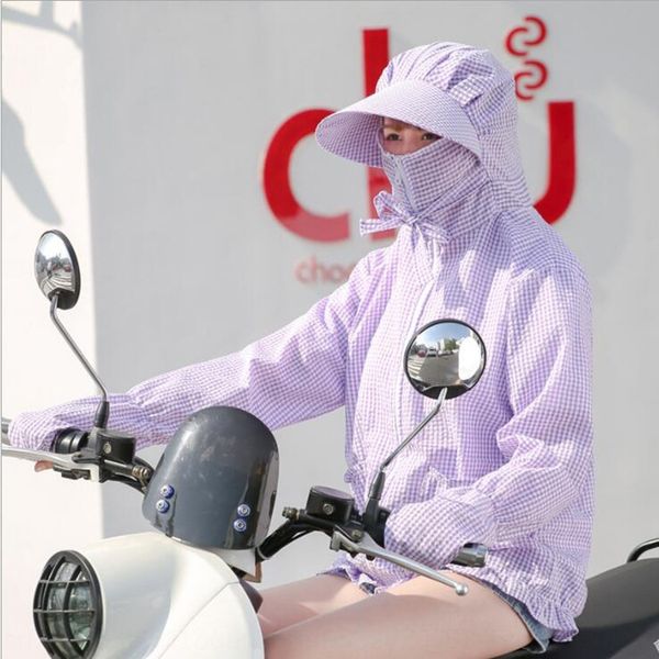 2vzmw long-sleeved upper-body sun-proof bicycle sunscreen clothes sunscreen clothes shirt anti-ultraviolet cycling hat brim shawl with hat f, Gray;blue
2vzmw long-sleeved upper-body sun-proof bicycle sunscreen clothes sunscreen clothes shirt anti-ultraviolet cycling hat brim shawl with hat f, Gray;blue