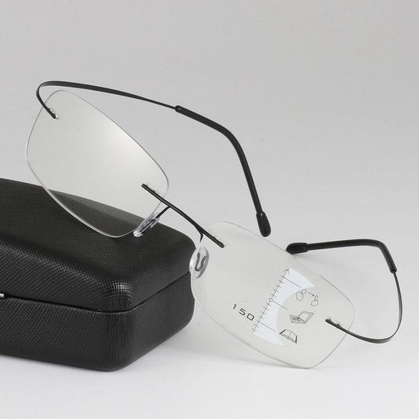 2020 frameless glasses frame rimless multi-focus progressive reading glass for women men presbyopic eyeglasses magnifier old mandr27710, White;black 
2020 frameless glasses frame rimless multi-focus progressive reading glass for women men presbyopic eyeglasses magnifier old mandr27710, White;black