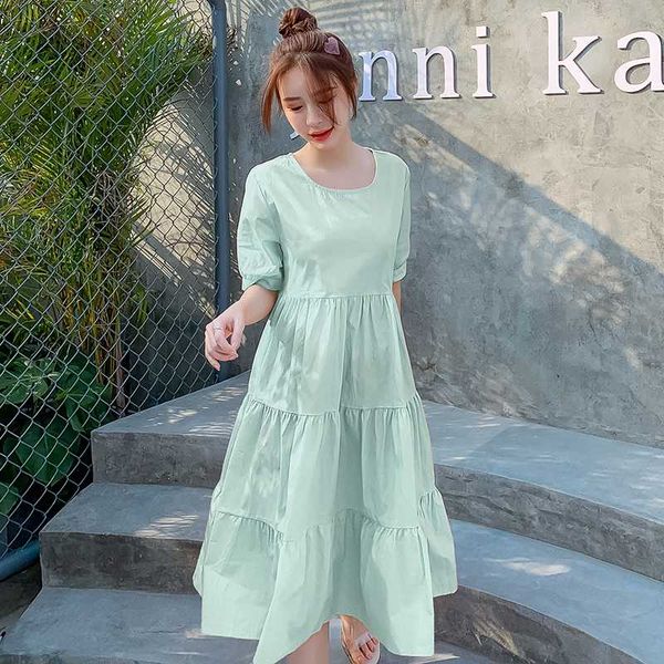 5816# maternity clothes summer short sleeve easy matching loose stylish a line dress for pregnant women pregnancy clothes, White
5816# maternity clothes summer short sleeve easy matching loose stylish a line dress for pregnant women pregnancy clothes, White