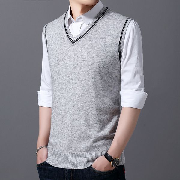 men's vests arrival autumn male wool sweater vest office man casual sleeveless pullover knit, Black;white
men's vests arrival autumn male wool sweater vest office man casual sleeveless pullover knit, Black;white