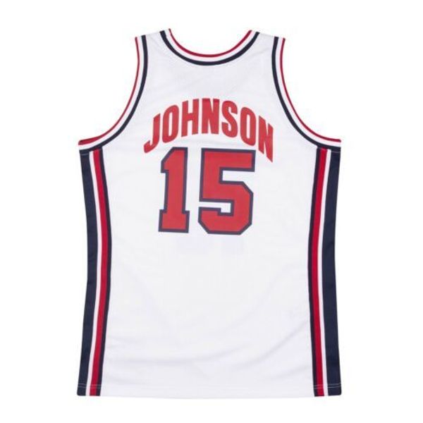 usa basketball johnson mitchell & ness wht1992 dream team jersey throwbacks vest stitched basketball jerseys, Gray
usa basketball johnson mitchell & ness wht1992 dream team jersey throwbacks vest stitched basketball jerseys, Gray