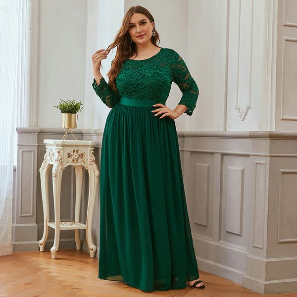 plus size evening dresses long elegant long sleeve a-line lace chiffon navy blue winter wedding guest dresse, White;black
plus size evening dresses long elegant long sleeve a-line lace chiffon navy blue winter wedding guest dresse, White;black