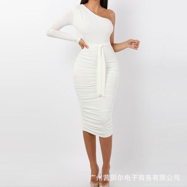 white party dresses skinny off shoulder pleated womens designer summer dresses long sleeve irregular casual womens bodycon dresses, Black;gray
white party dresses skinny off shoulder pleated womens designer summer dresses long sleeve irregular casual womens bodycon dresses, Black;gray