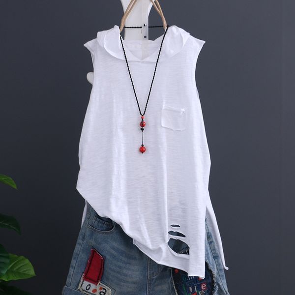 2019 new bamboo cotton hoodie vest female literary hoodie shirt style loose sleeveless hole split fork base shirt, Camo
2019 new bamboo cotton hoodie vest female literary hoodie shirt style loose sleeveless hole split fork base shirt, Camo