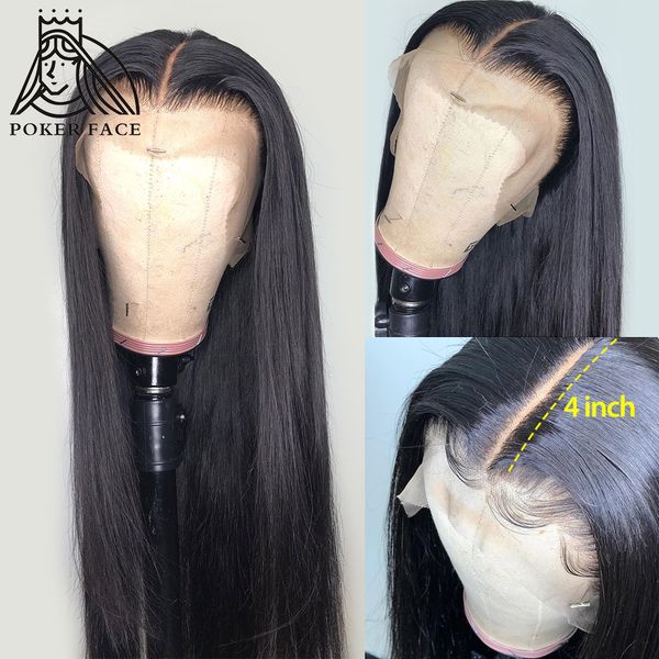 poker face 13x4 lace front human hair wigs brazilian 28 30 inches straight lace frontal wig pre plucked with baby hair remy, Black
poker face 13x4 lace front human hair wigs brazilian 28 30 inches straight lace frontal wig pre plucked with baby hair remy, Black